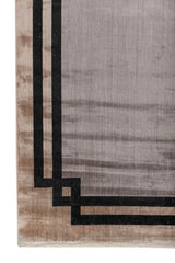 Zorvyn Taupe Polypropylene Rug