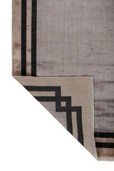 Zorvyn Taupe Polypropylene Rug