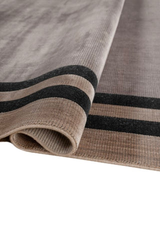 Zorvyn Taupe Polypropylene Rug