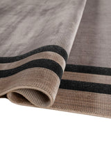 Zorvyn Taupe Polypropylene Rug