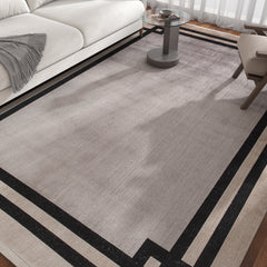 Asterlane Smoke Blue & Black Ink Rug