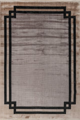 Asterlane Smoke Blue & Black Ink Rug