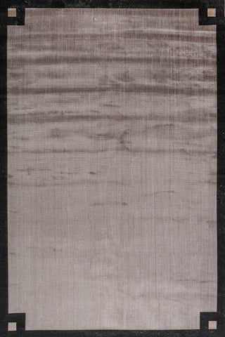 Soft Abstract Rug 5X7'6 Ft | Smoke Blue Black Ink Carpet For Living Room, Bedroom, Dining Room