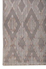 Vareli Taupe Polypropylene Rug