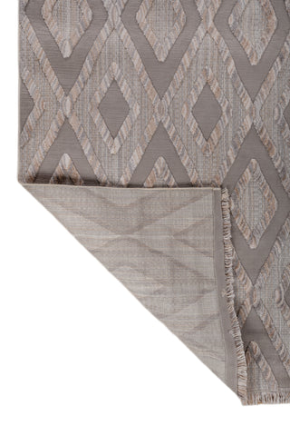 Soft Abstract Rug 5X7'6 Ft | London Fog White Carpet For Living Room, Bedroom, Dining Room