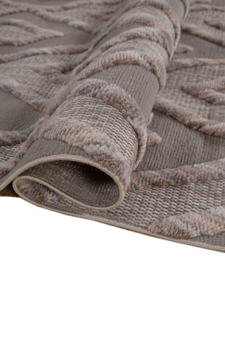 Soft Abstract Rug 5X7'6 Ft | London Fog White Carpet For Living Room, Bedroom, Dining Room