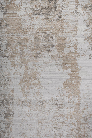 Soft Abstract Rug 5X7'6 Ft | White Silver Gray Carpet For Living Room, Bedroom, Dining Room