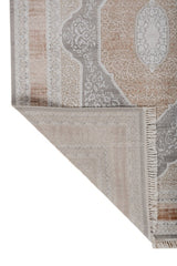 Tarevon Ivory Terracotta Polypropylene Rug