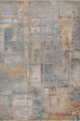 Asterlane Ocean Blue & Bright Yellow Rug