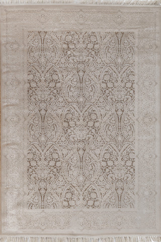 Soft Oriental Rug 5X7'6 Ft | Linen Gray Carpet For Living Room, Bedroom, Dining Room