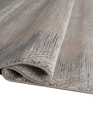 Lureon Blush Gray Polypropylene Rug