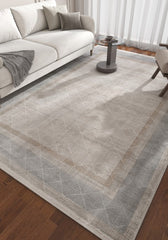 Avenza Gray Beige Polypropylene Rug
