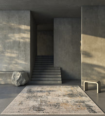 Asterlane Glacier Gray & Marigold Rug