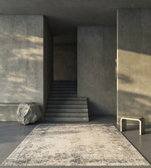 Asterlane Glacier Gray & Marigold Rug