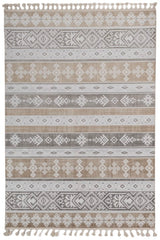Tareli Ivory Beige Polypropylene Rug