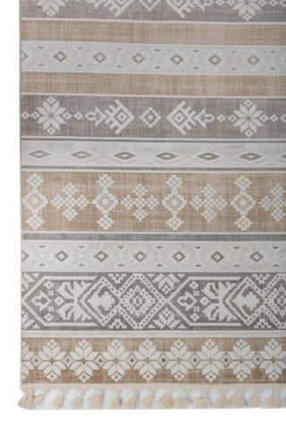 Tareli Ivory Beige Polypropylene Rug