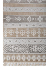 Tareli Ivory Beige Polypropylene Rug
