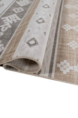 Tareli Ivory Beige Polypropylene Rug