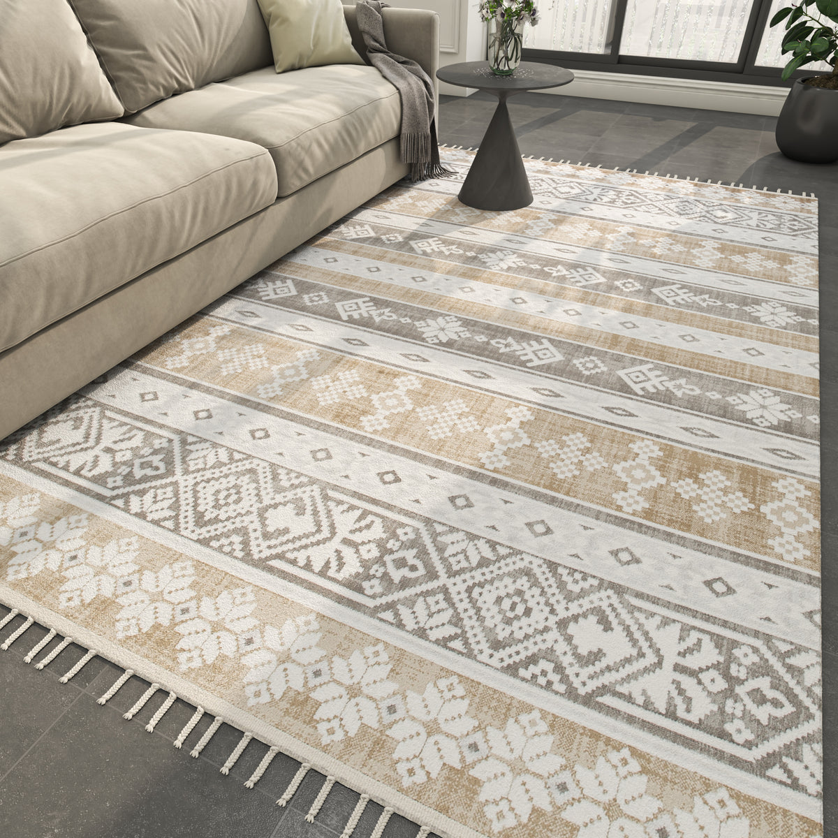 Asterlane White & Winter White Rug