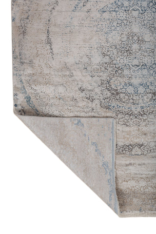 Soft Abstract Rug | White Inky Sea Carpet