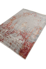 Ravion Crimson Blue Polypropylene Rug