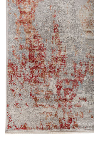 Soft Abstract Rug 5X7'6 Ft | Ensign Blue Ribbon Red Carpet For Living Room, Bedroom, Dining Room