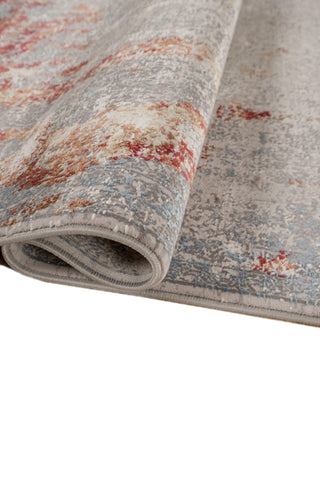 Soft Abstract Rug 5X7'6 Ft | Ensign Blue Ribbon Red Carpet For Living Room, Bedroom, Dining Room