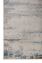 Averis Blue Beige Polypropylene Rug