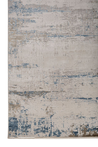 Soft Abstract Rug 5X7'6 Ft | Ensign Blue Silver Mink Carpet For Living Room, Bedroom, Dining Room