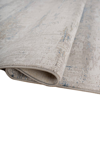 Soft Abstract Rug 5X7'6 Ft | Ensign Blue Silver Mink Carpet For Living Room, Bedroom, Dining Room