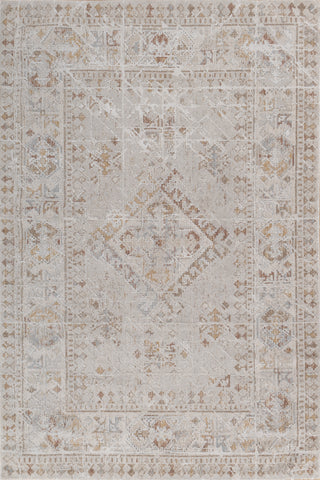 Soft Oriental Rug 5'6X7'6 Ft | White Saffron Carpet For Living Room, Bedroom, Dining Room