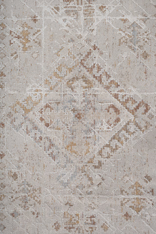 Soft Oriental Rug 5'6X7'6 Ft | White Saffron Carpet For Living Room, Bedroom, Dining Room