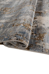 Zylaris Slate Blue Polypropylene Rug