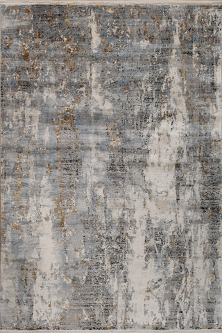 Soft Abstract Rug 5X7'6 Ft | Forever Blue Marigold Carpet For Living Room, Bedroom, Dining Room