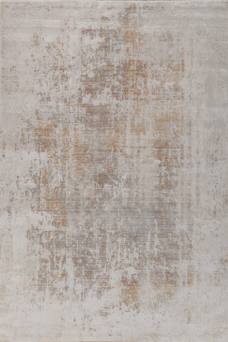 Soft Abstract Rug 5X7'6 Ft | White Marigold Carpet For Living Room, Bedroom, Dining Room