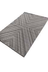 Xyvron Steel Gray Polypropylene Rug