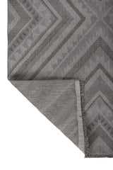 Xyvron Steel Gray Polypropylene Rug