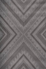 Xyvron Steel Gray Polypropylene Rug