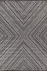 Asterlane Cyan Blue & Steel Gray Rug