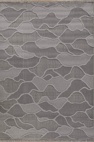 Vaylix Taupe Gray Polypropylene Rug