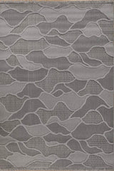 Vaylix Taupe Gray Polypropylene Rug