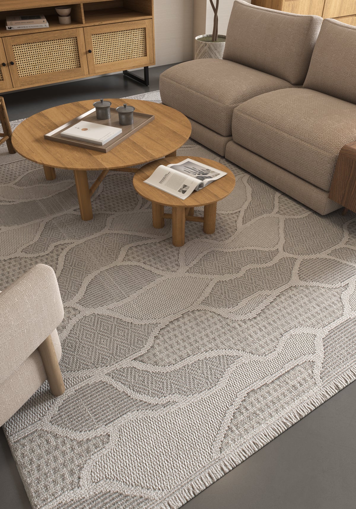 Soft Abstract Rug 5X7'6 Ft | Cyan Blue Steel Gray Carpet For Living Room, Bedroom, Dining Room