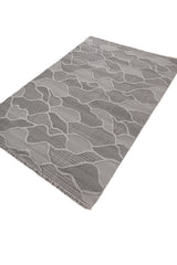 Asterlane Cyan Blue & Steel Gray Rug