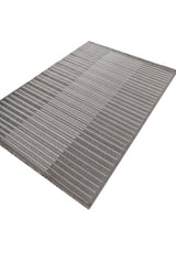 Strivon Gray Ivory Polypropylene Rug