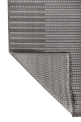 Strivon Gray Ivory Polypropylene Rug