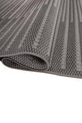 Asterlane Cyan Blue & Steel Gray Rug