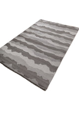 Asterlane Cyan Blue & Steel Gray Rug