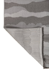 Asterlane Cyan Blue & Steel Gray Rug