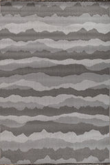 Asterlane Cyan Blue & Steel Gray Rug