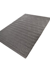 Trevix Slate Gray Polypropylene Rug